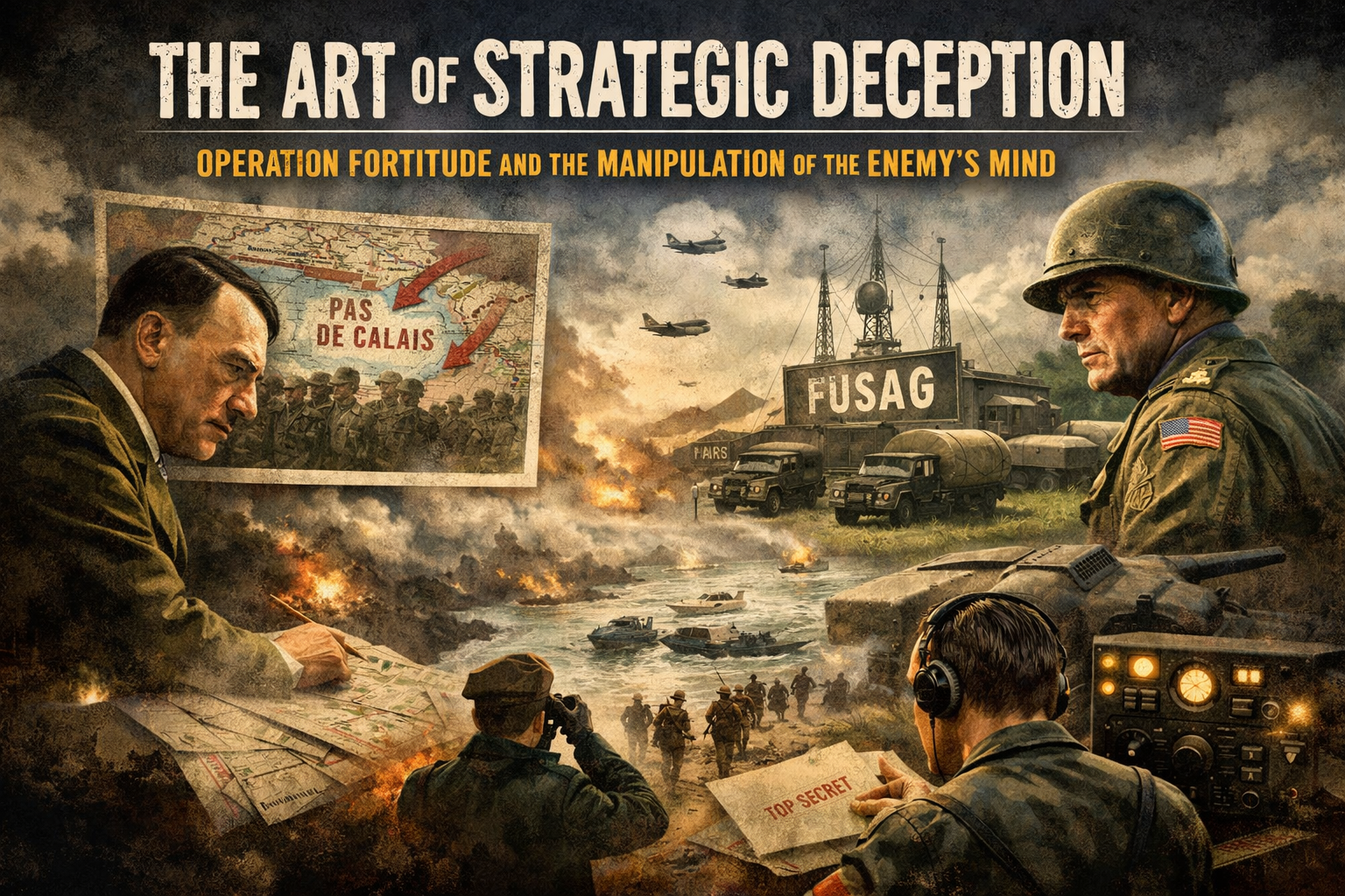 The Art of Strategic Deception: Operation Fortitude and the Manipulation of the Enemy’s Mind